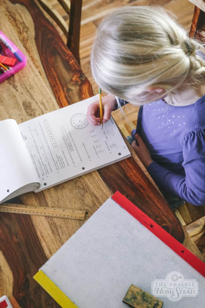 homeschooling on the homestead, second grade